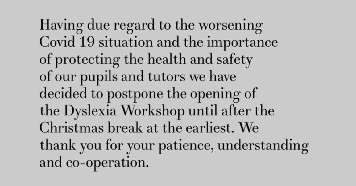 Covid 19 and&nbsp;Workshop