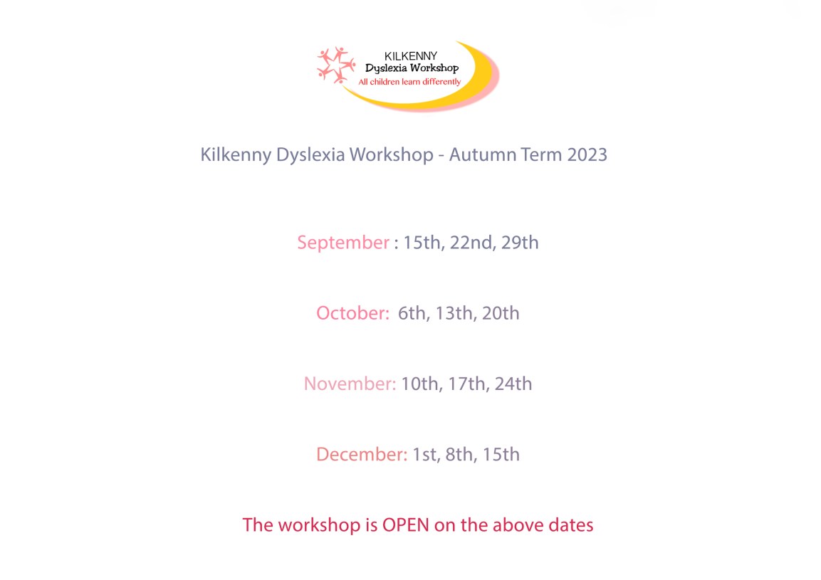Workshop Calendar Autumn&nbsp;2023